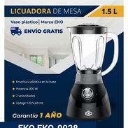 Licuadora marca EKO de 1.5 litros. 1 año de Garantía. Domicilio incluido.. - Img 57416156