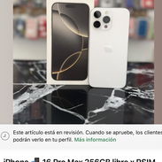 iPhone 16 Pro Max Libre por RSIM 256GB. Bat 91% en su caja - Img 58192909