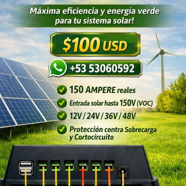 CONTROLADOR SOLAR MPPT 150A Máxima eficiencia Máxima energía - 2/2