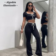 Conjunto de pantaloneta combinado - Img 55988187