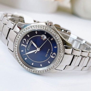 RELOJ CITIZEN ECODRIVE SILHOUTTE CRYSTAL (FE1140-86L) DE MUJER ,30MM EN ACERO INOXIDABLE CON BISEL DE DIAMANTES 58049738 - Img 122666040