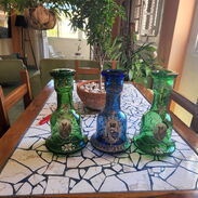 Vendo 3 jarras de narguille de vidrio verde y azul - Img 45622520