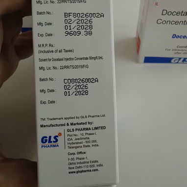 Docetaxel Inyección 80 mg/2 ml - 2/2