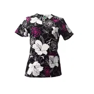Pijama de médico con estampado de flores - Img 52860112