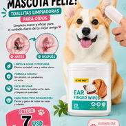 Toallitas limpieza de orejas mascotas - Img 56845618