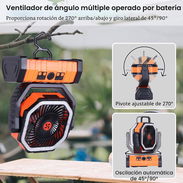 3 EN 1- VENTILADOR - LAMPARA - POWERBANK - MODELO F6 - RECARGABLE - 20 000mAh - - Img 56476763