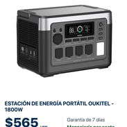 🔋 Estación de energía portátil OUKITEL de 1800 W | Respaldo a tu alcance ⚡ - Img 58263964