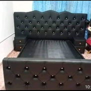 Camas capitoniadas de lujo,transporte sin costo regalo una pareja de almohada - Img 56894248