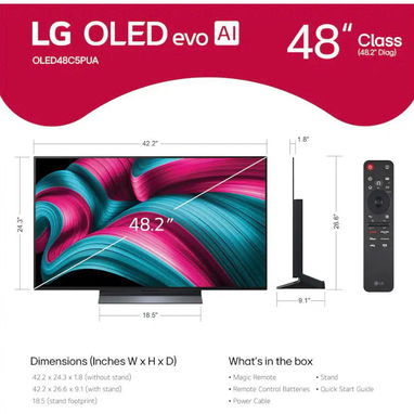 🔥🔥 LG OLED evo AI C5 48”P 4K 2026 – NUEVOS SELLADOS EN CAJA🔥🔥CON GARANTÍA WhatsApp 53321047 - Img 124631963