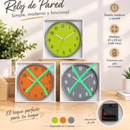 Relojes de pared 25 x 25 cm - Img 58022948
