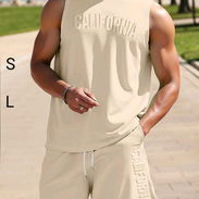 Conjunto de hombre beig talla S y L - Img 55655156