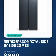 Refrigerador side by side Royal 20 pies - Img 57373717