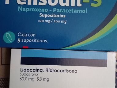 Lidocaina Hidrocortisona Naproxeno paracetamol supositorios - Img main-image
