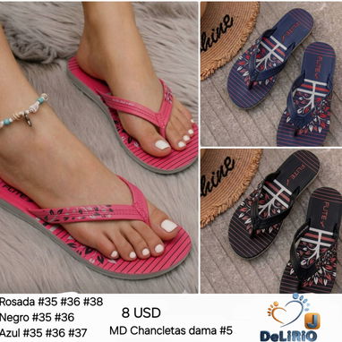Chancletas para dama - 8/10
