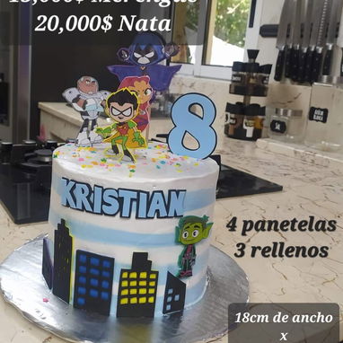 Cake personalizados varias medidas tamaños y precios, además de buffett, ensalada fría, croquetas y dulces finos - Img 127964338