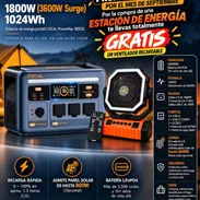ESTACIÓN DE ENERGÍA OSCAL MÁS VENTILADOR RECARGABLE - Img 57692356