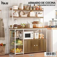 Organizadores para cocinas Estantes de cocina Metal con pvc Medidas : 80 x 30 x 146 cm altura importados - Img 57560259