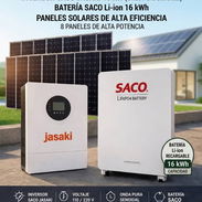 COMBO SOLAR JASAKI 10 KW + BATERÍA SACO 16 kWh + 8 PANELES HORAY 615 WH - Img 57645936