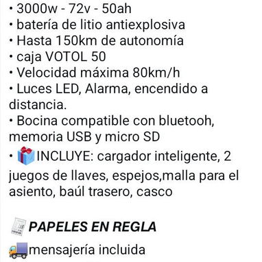 Moto Eléctrica Izuki - Img 120835968