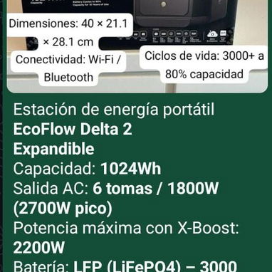 Respaldo energético: ecoflow, baterías, inversores, kit de montaje de paneles y mucho más - 3/10
