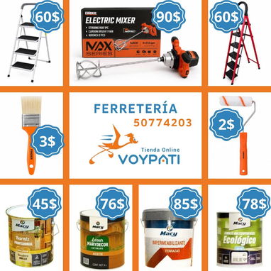 Fregadero, pila, taladro, motosierra, motor, presurizador, silicona, protector de voltaje, pintura, brocha, extensión - 5/6