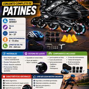 ⛸️ SET COMPLETO ⛸️ DE PATINES. MENSAJERIA CON FACTURA Y GARANTÍA. 📲 54833699 - Img 56002656