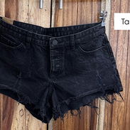 SHORT DE MEZCLILLA NEGRO TALLA M - Img 57561871