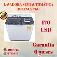 [170] Lavadora Semiautomática MILEXUS 7KG - Img 55212512
