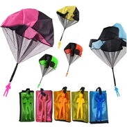 ✳️ Paracaidas de Juguete NUEVO ⭕️ Juegos para Niño de BUENA CALIDAD Paquete de 4 Paracaidas - Img 45321253