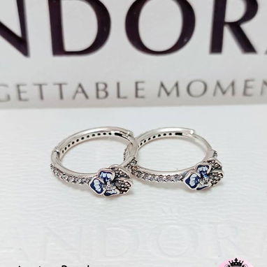 Aretes Pandora. Precios en cada foto. Garantía incluida en su compra. Mensajería disponible. LM joyería - 4/10