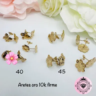 Aretes Oro. LM joyería. Garantía y comprobante de compra. Mensajeria disponible. Aceptamos varios tipos de pagos - Img 117390475