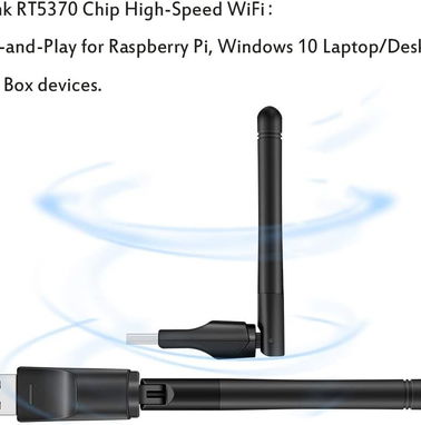 TARJETA WIFI _ REALTEK _ NUEVA _ USB _  2.4GHZ_ANTENA_150 METROS DE ALCANCE CON VISIBILIDAD DIRECTA___59361697 - Img 61963055
