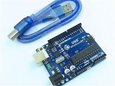 Arduino Uno 0km nylon + Cables Dupont+ Cable USB tipo B - Img 64682165