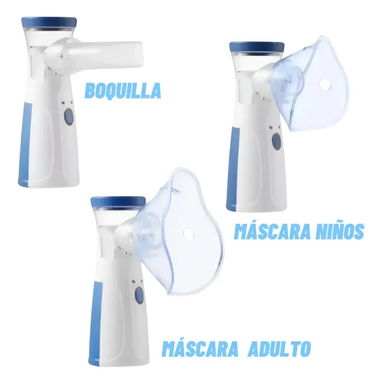 Nebulizador USB y batería/ niños y adultos/3 boquillas - Img 127199577