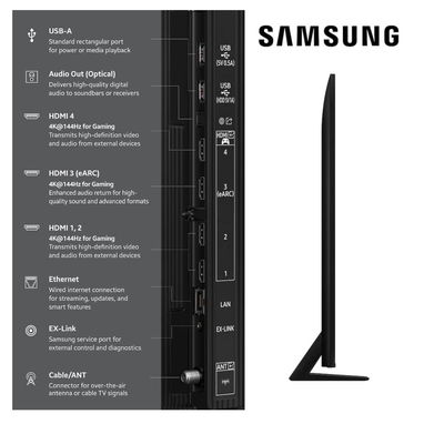 Samsung de 85” Neo QLED con Quantum Mini LED( QN80FD Modelo 2025) Smart TV 4K UHD - Img 123884007