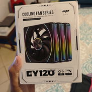 Fanes RGB diseño infinito GY120 pack de 3 nuevo en caja - Img 55796883