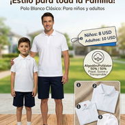 Pullover blanco de cuello tipo polo, color blanquísimo, buena tela - Img 57601968