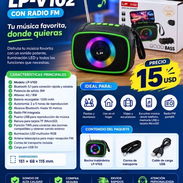 BOCINA BLUETOOTH LP-V102 CON RADIO FM - Img 57601952