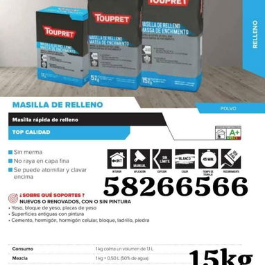 Masilla de exterior y interior importada de España - 2/4