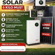 Sistema solar must de 6kw con instalación incluida - Img 55992272