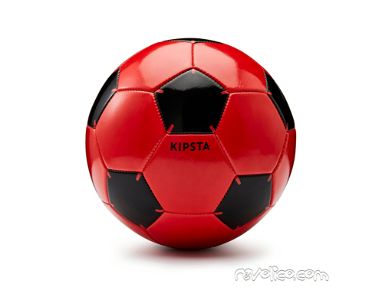 ✳️ Balón Futbol DECATHLON ORIGINAL Talla 4 Color Rojo Pelota de Futbol 11 y Futbol Sala ⭕️ Balon Futbol 11 Futbol Sala - Img main-image