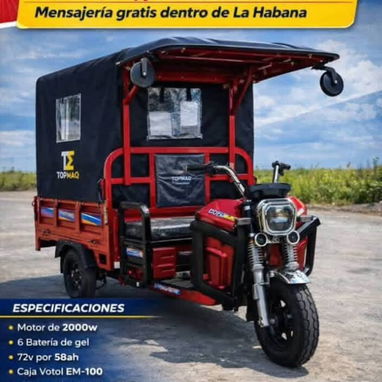 TRICICLO ELÉCTRICO BRYDERK-TOPMAQ ☎️☎️56854865 - 3/3