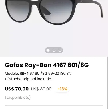 Gafas Ray Ban para mujeres y hombres - Img 94152210