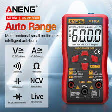 Multímetro Digital Automático ANENG M118A True RMS - 8/8