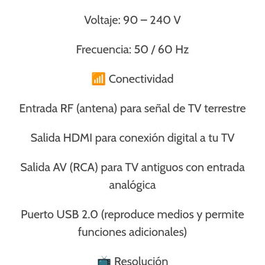 Cajita externa vivamax para tv - Img 112938437
