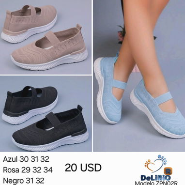 Zapatillas para niñas.  Perfectas para la escuela - 2/3