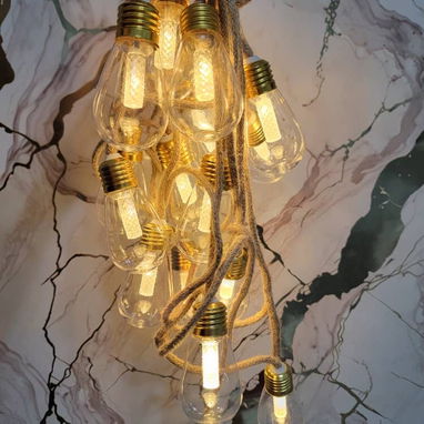 💡Bombillos LEd plásticos a prueba de agua con 16 bombillos. ✅6 m de largo, Ideal para terrazas o patios,cable tipo soga - Img 122451439