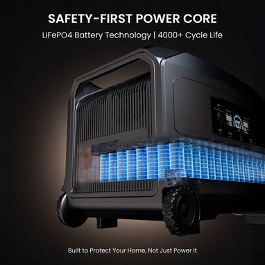 OUPES Guardian 6000 V1, 4608Wh Central eléctrica portátil 6000W generador solar Home - 7/8