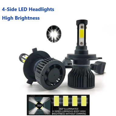 Bombillos LED H4 4caras en su caja a estrenar - Img 86002154