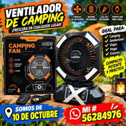 🌬️ ¡VENTILADOR DE CAMPING MULTIFUNCIONAL RECARGABLE! 🌬️ - Img 57490555